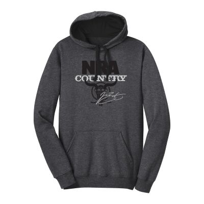 nra country jacob bryant mens hoodie with black and white logo