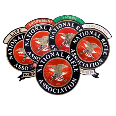 NRA Outside Window Decal Pack of 3