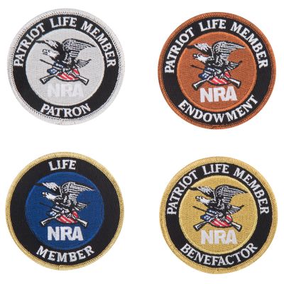 NRA Stand And Fight PVC Patch Klett Emblem Abzeichen 